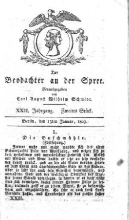 2. Stueck, 13. Januar 1823