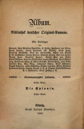 Die Spionin : Roman aus der Geschichte des amerikanischen Bürgerkriegs, 1