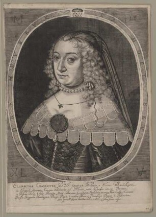 Bildnis der Elisabetha Charlotta, Kurfürstin von Brandenburg