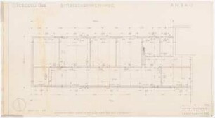 Rittberg Krankenhaus, Berlin-Lichterfelde Um- und Neubau: Anbau: Grundriss Obergeschoss 1:50