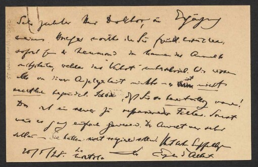 Brief an Ludwig Strecker und B. Schott's Söhne : 20.05.1928