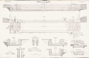 Schleuse, Speele: Grundriss, Schnitte 1:100