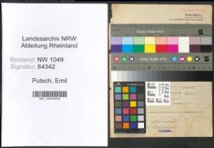 Entnazifizierung Emil Putsch , geb. 11.02.1898 (Betriebsleiter)