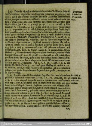 §. 52. Quatenus Laicis baptizare liceat