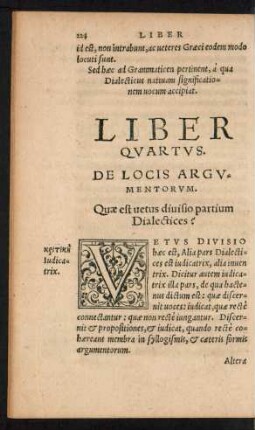 De Locis Argumentorum.