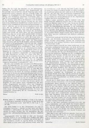 53-54 [Rezension] Shofner, Robert D., Anselm revisited