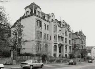 Doppelwohnhaus mit Einfriedung : Plauen-Dobenau, Ziegelstraße 33/35. Doppelwohnhaus mit Einfriedung. Straßenansicht