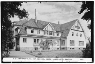 N.S.V. Müttererholungsheim Heidehof. Crosta-Lomske, Amtshauptmannschaft Bautzen