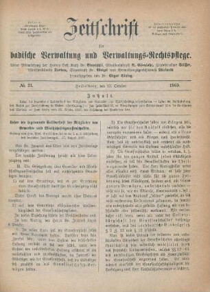 No. 21 - 22 = October