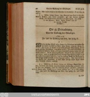 Die 38. Betrachtung. Von der Salbung der Gläubigen.