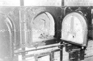 Verbrennungsofen im Krematorium in der Nationalen Mahn- und Gedenkstätte Buchenwald