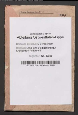 Erblasser: Koch, Friedrich August; Erblasser: Koch, Maria Victoria: