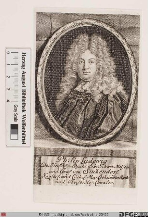 Bildnis Philipp Ludwig Wenzeslaus Reichsgraf von Sinzendorf