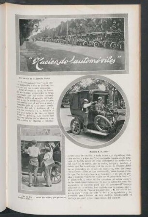 "Haciendo automóviles"