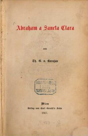 Abraham a Sancta Clara