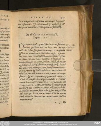 De affectibus oris ventriculi. Caput. III.