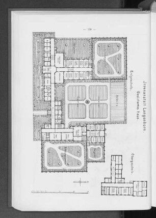 Irrenanstalt Langenhorn. Gesichertes Haus.