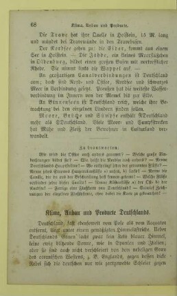 Klima, Anbau und Producte Deutschlands