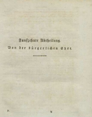 Funfzehnte-Achtzehnte Abtheilung