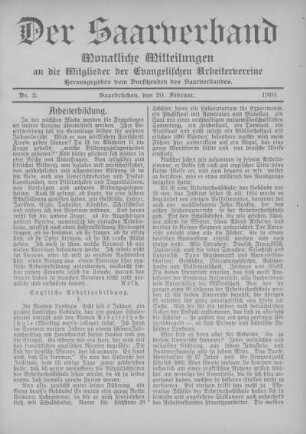 Nummer 2: Februar 1910