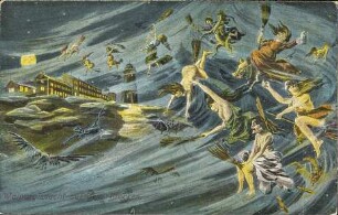 Walpurgisnacht auf dem Brocken.