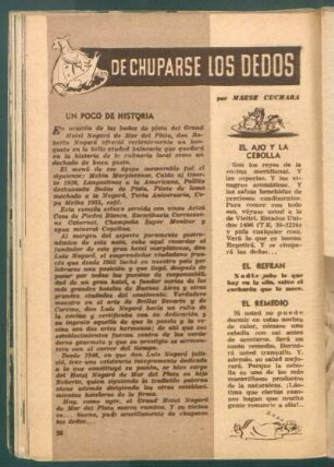 De chuparse los dedos