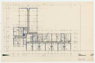 Ravenna-Haus Bundesallee 36-37 / Landhausstraße 31, Berlin-Wilmersdorf: Grundriss 1. Obergeschoss 1:100