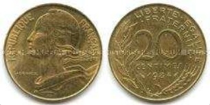 Frankreich, 20 Centimes