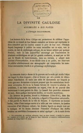 Revue celtique. 1. 1870/72