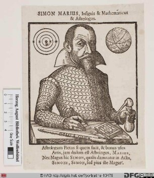 Bildnis Simon Marius (eig. Mayr)