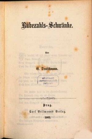 Rübezahls-Schwänke