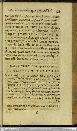 Caput Vigesimum Quartum