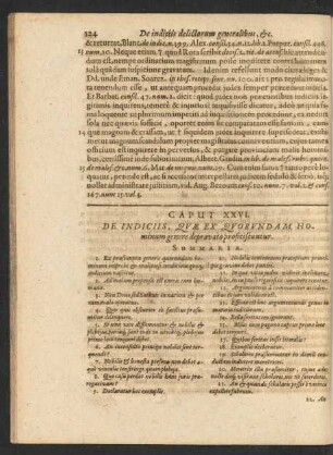 Caput XXVI. De Indiciis, Quae Ex Quorundam Hominum genere depravato proficiscuntur.