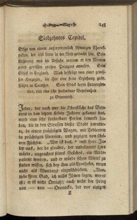 Siebzehntes Capitel.