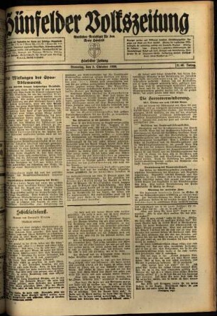 Ausgabe vom Dienstag, den 05. Oktober 1920.