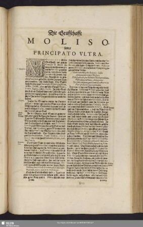 Die Graffschafft Moliso, samt Principato Ultra