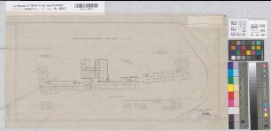 Arnsberg, Bezirksregierung, Hauptgebäude Seibertzstr. 1, Lageplan Kellergeschoss