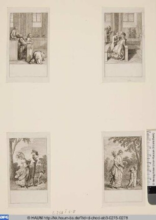Unten rechts: Der Spatzier Gang. Lapromenade.