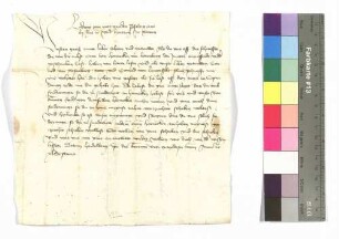 Schreiben Pfalzgraf Ludwig an Graf Kraft von Hohenlohe.