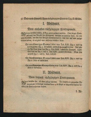 I. Abschnitt. Vom einfachen rückgängigen Contrapuncte