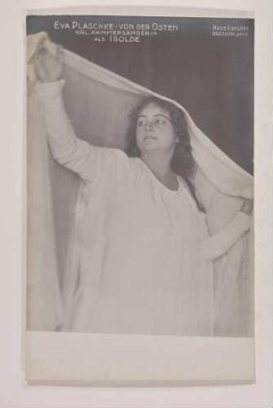 Rollenbildnis Eva Plaschke von der Osten als "Isolde"