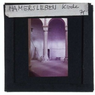 Hamersleben, St. Pankratius : Säulen