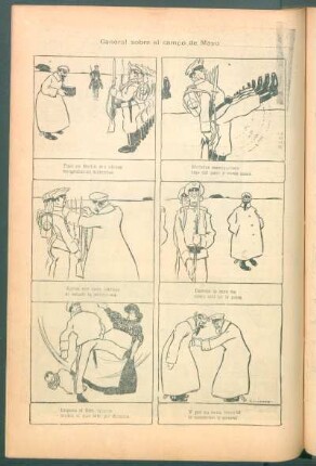 General sobre el campo de Mayo - [Cómic]