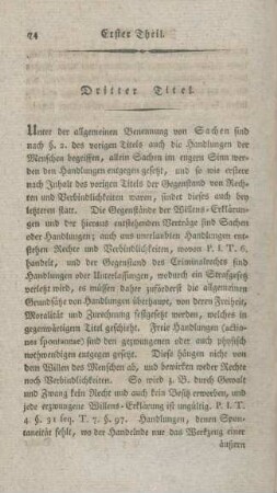 Dritter Titel