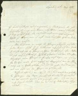 Brief von Albrecht Wilhelm Roth an Friedrich Julius Voigt
