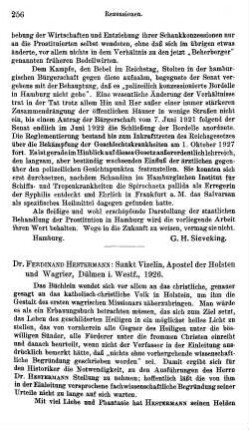 Hestermann, Ferdinand :: Sankt Vizelin, Apostel der Holsten und Wagrier : Dülmen i. Westf., 1926