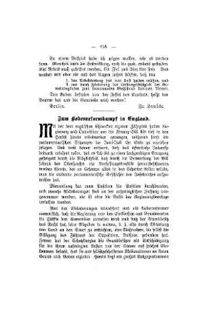 Zum Bodenreformkampf in England