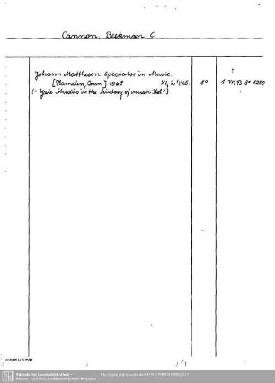 Cannon, Beekman