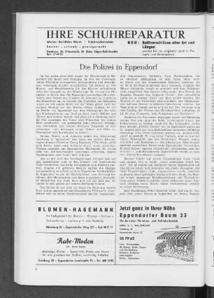 Die Polizei in Eppendorf