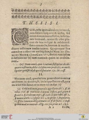 (Thesis I - XXXVIII)